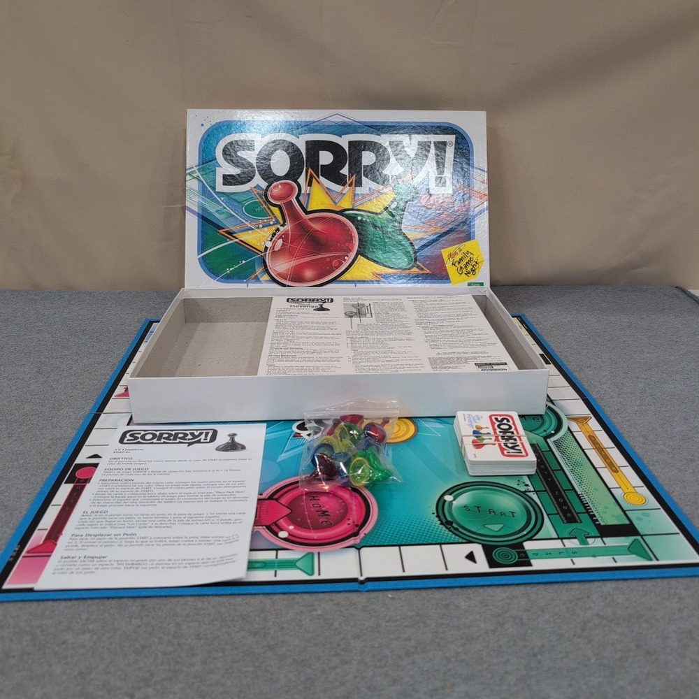 Sorry! The Game of Sweet Revenge Parker Brothers Board Game 2005 Edition 00390